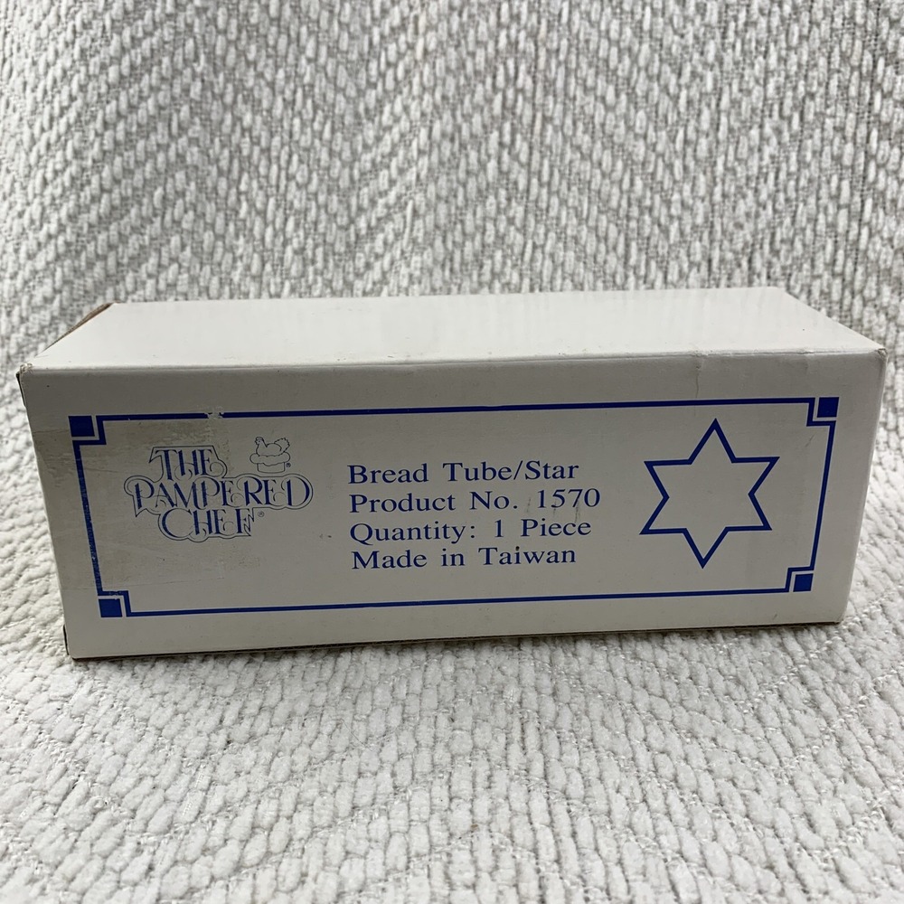 The‎ Pampered Chef Bread Tube Star Shape Loaf Mold New In Box # 1570